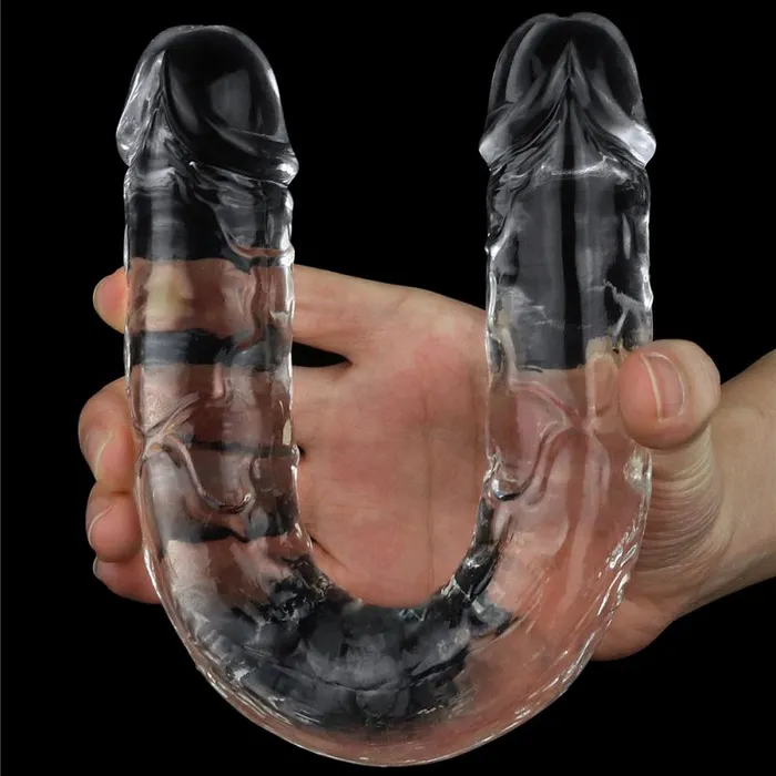 Dildos Lovetoy Clear Double Dildo 12in
