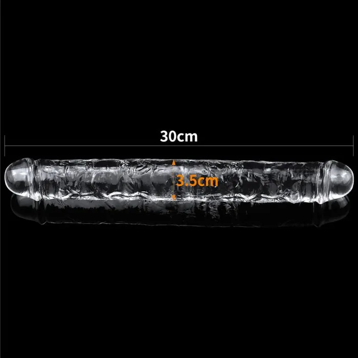 Dildos Lovetoy Clear Double Dildo 12in
