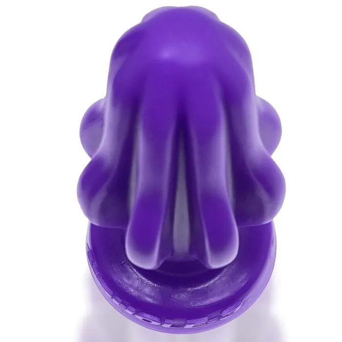 Oxballs Anal Finned Butt Plug Airhole1 Small Eggplant