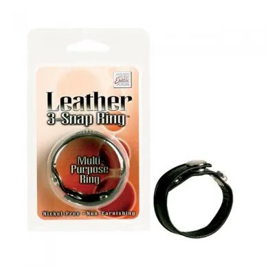 Restraints Seductucom Black Leather Ring Restraints Seductucom Black Leather Ring