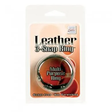 Restraints Seductucom Black Leather Ring Restraints Seductucom Black Leather Ring