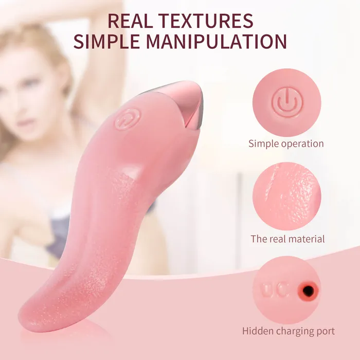 Simulation Tongue Masturbation Massage OOTYEMO Couples