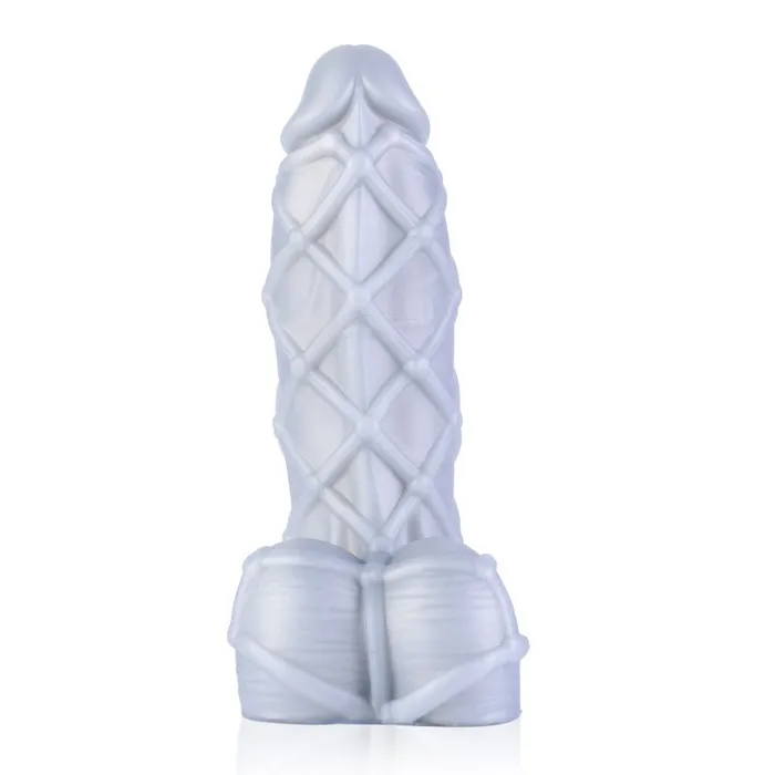 Sport Fucker Female Sex Toys Liquid Silicone Dildo Fetishique Medium Silver