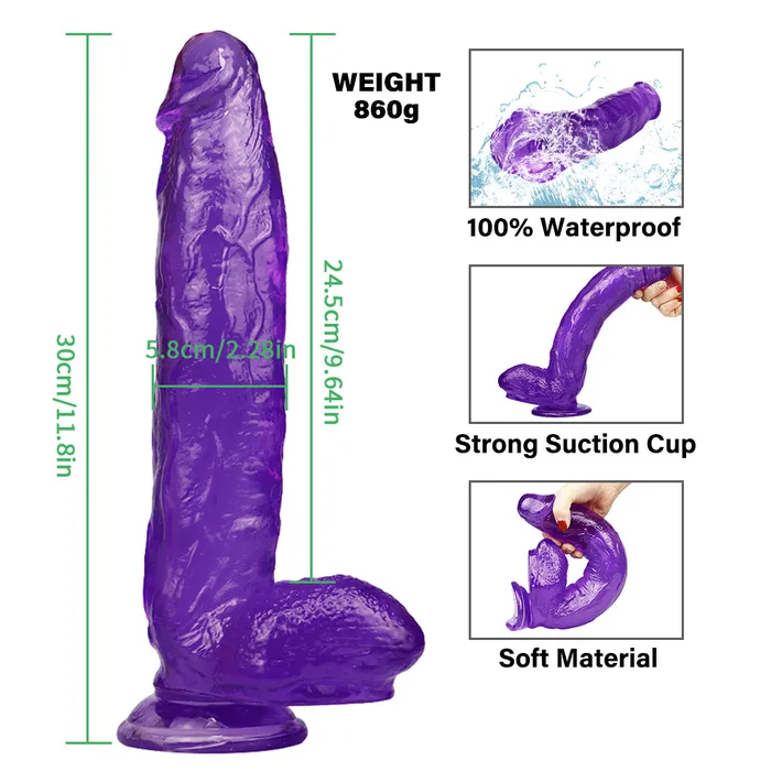  Dildos Big thick purple dildo