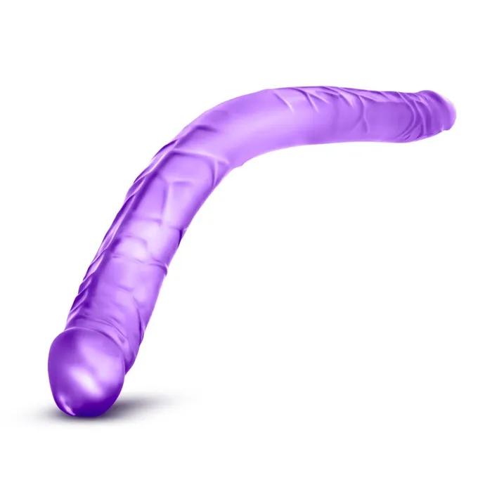 Dildos Blush Novelties B Yours 16 Purple Double Dildo