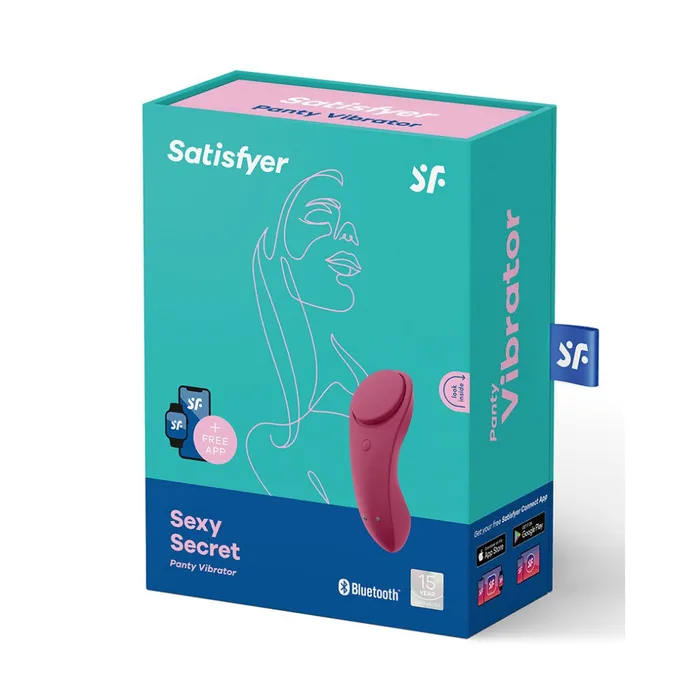 Female Sex Toys Satisfyer Satisfyer Sexy Secret Clitoral Stimulator with Underwear Attachment with App