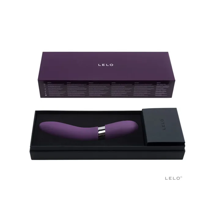 Lelo Luxury Silicone Gspot Vibrator Lelo Elise 2 Purple Vibrators