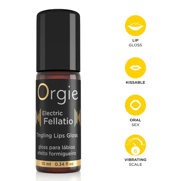 Orgie Orgie Electric Fellatio Tingling Lips Gloss Vibrators