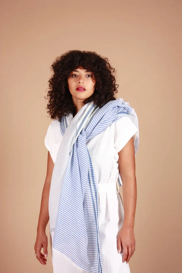 Vibrators Maposie I Foulard Lauren bleu Le Pop Lingerie