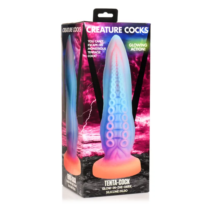 XR Brands Dildos Large Silicone Glow in the Dark Dildo TentaCock Tentacle