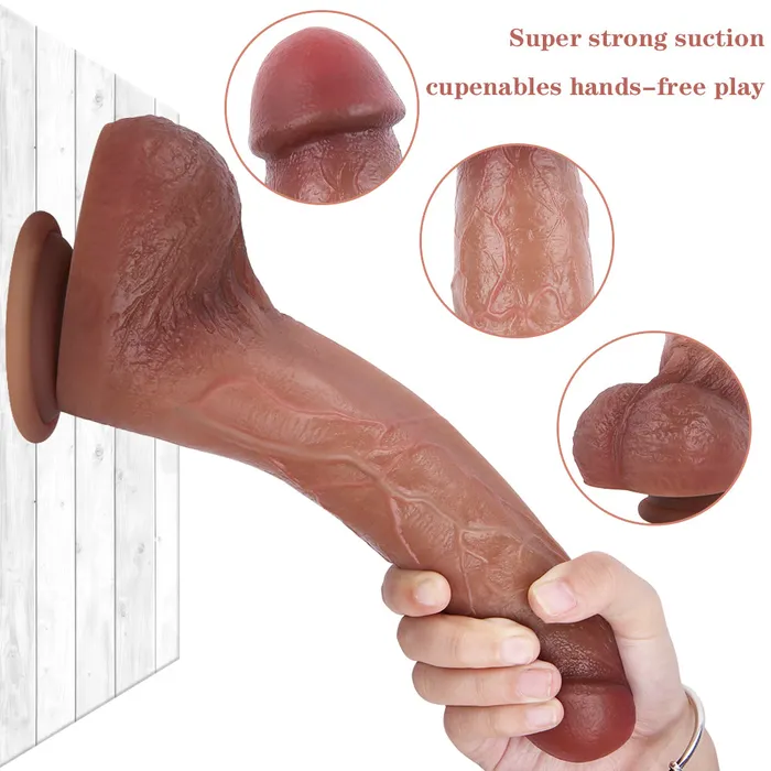 Dildos MD MD Johnson 945 Huge Realistic Silicone Dildo