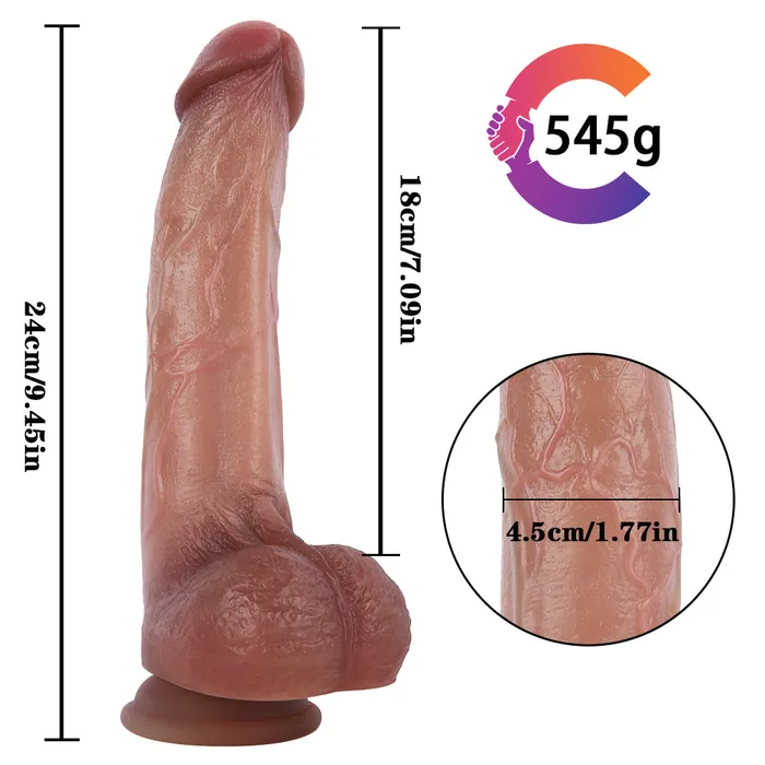 Dildos MD MD Johnson 945 Huge Realistic Silicone Dildo