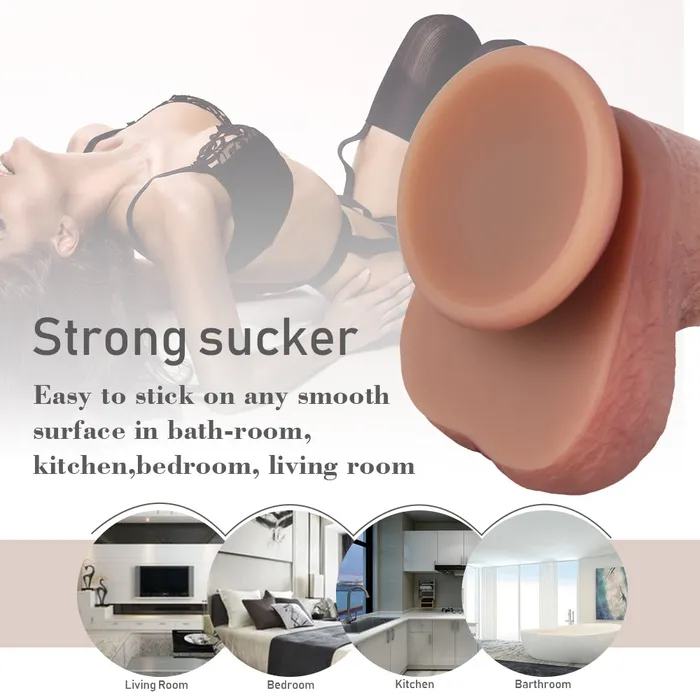 Dildos MD MD Johnson 945 Huge Realistic Silicone Dildo