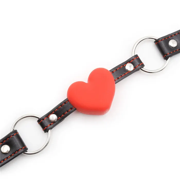 Female Sex Toys SexyPlay Soft Heart Fetish Mouth Gag