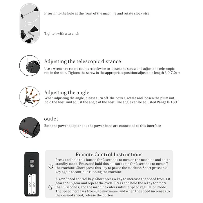 Female Sex Toys ZSex ZSex 522 Remote Control Auto Thrusting Sex Machine Kit with Realistic Dildo