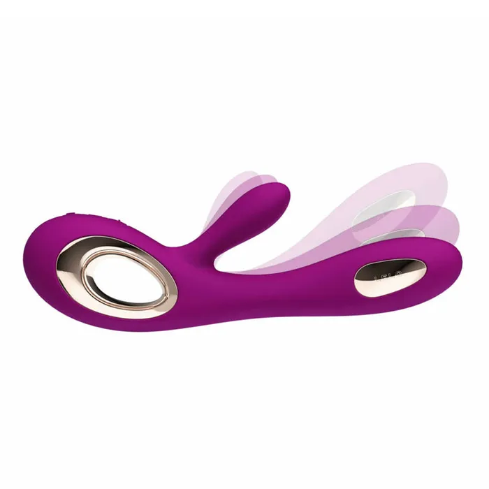 LELO Vibrators LELO Soraya Wave Deep Rose Rabbit Vibrator