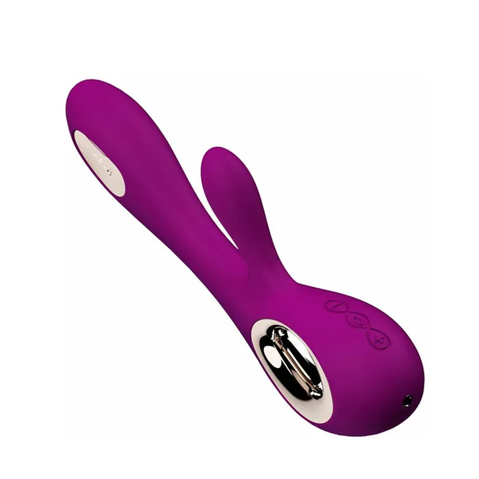 LELO Vibrators LELO Soraya Wave Deep Rose Rabbit Vibrator