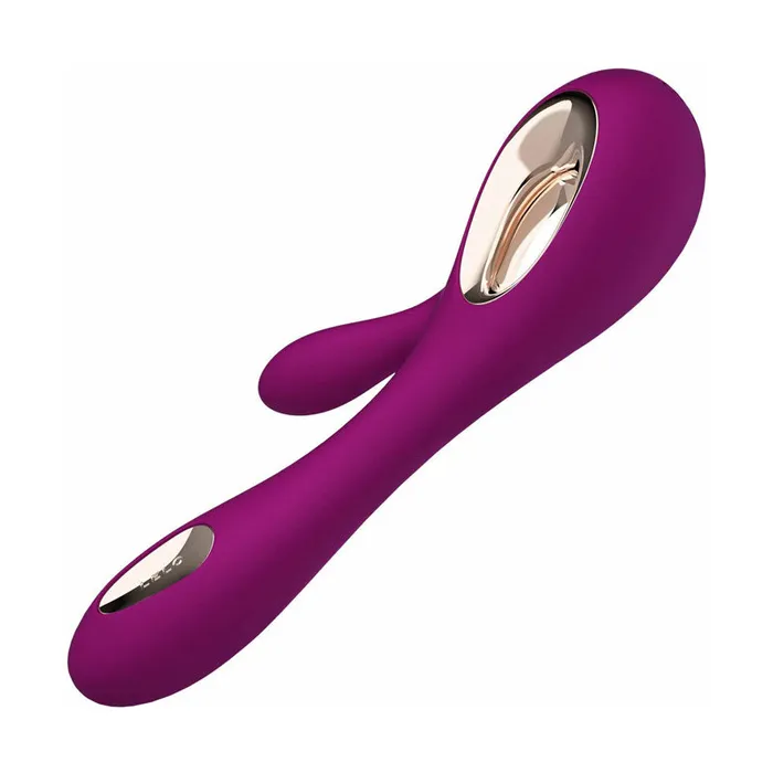LELO Vibrators LELO Soraya Wave Deep Rose Rabbit Vibrator