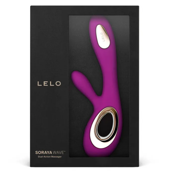 LELO Vibrators LELO Soraya Wave Deep Rose Rabbit Vibrator