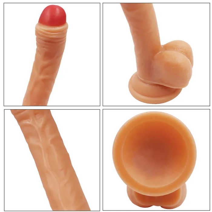 MD 19cm Realistic Dildo Silicone Penis Cock MD Female Sex Toys