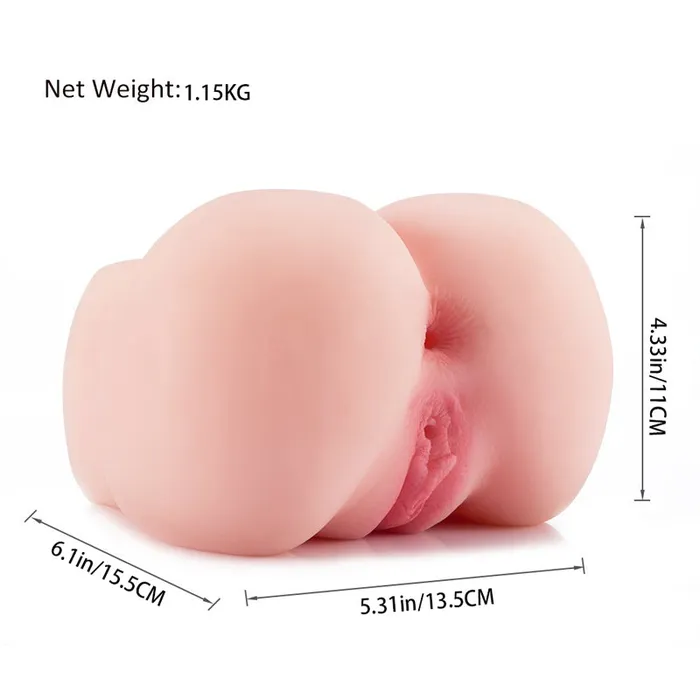 MD Male Sex Toys MD Booty Mini Silicone Ass Pussy Masturbator Sex Doll