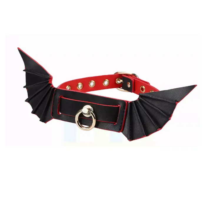 RYSC BDSM Evil Cosplay Fetish Restraint Bondage Kit 6 Pcs BlackRed Anal