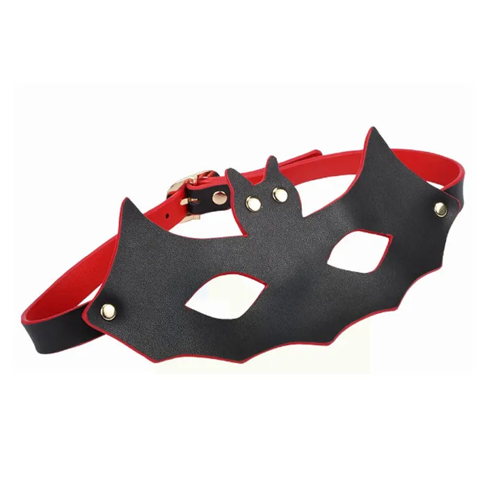 RYSC BDSM Evil Cosplay Fetish Restraint Bondage Kit 6 Pcs BlackRed Anal