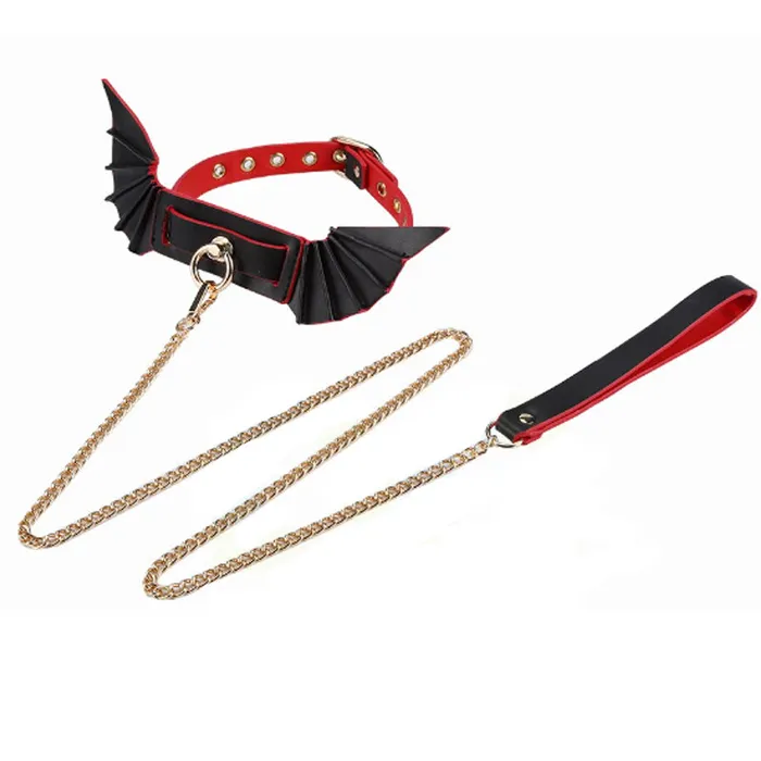 RYSC BDSM Evil Cosplay Fetish Restraint Bondage Kit 6 Pcs BlackRed Anal
